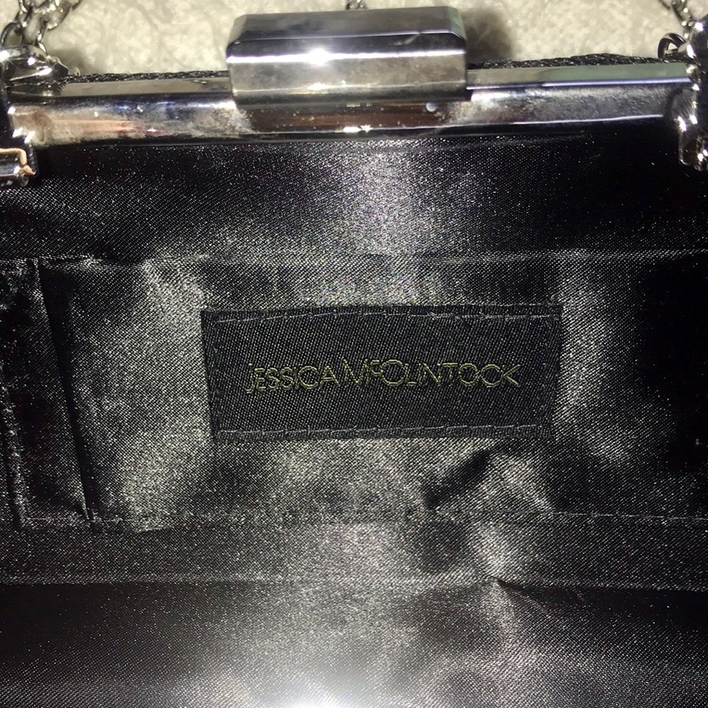 Reversible Sequined Clutch With Chain - image 7